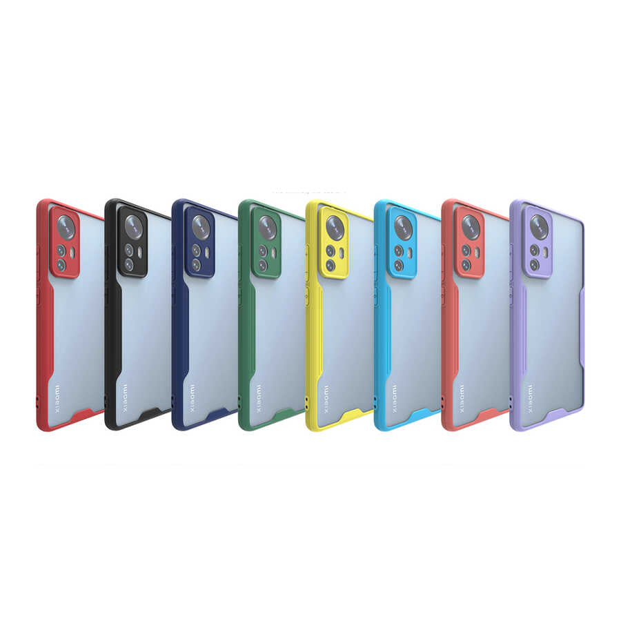 Xiaomi Mi 12 Kılıf Zore Parfe Kapak Sarı