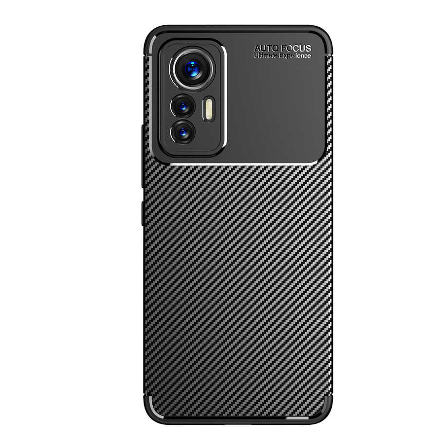Xiaomi Mi 12 Lite Kılıf Zore Negro Silikon Kapak Siyah