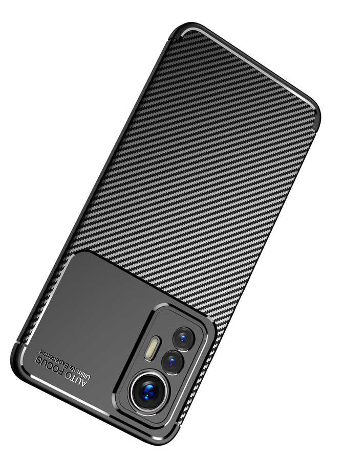 Xiaomi Mi 12 Lite Kılıf Zore Negro Silikon Kapak Lacivert