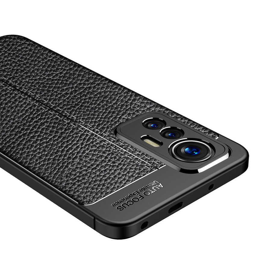 Xiaomi Mi 12 Lite Kılıf Zore Niss Silikon Kapak Siyah