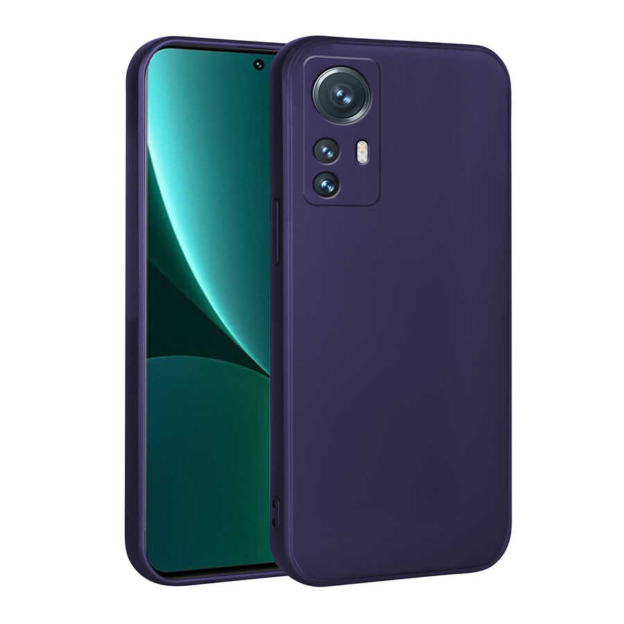 Xiaomi Mi 12 Lite Kılıf Zore Premier Silikon Kapak Lacivert