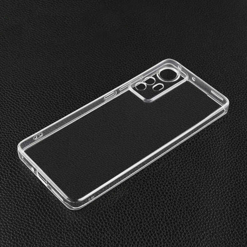 Xiaomi Mi 12 Lite Kılıf Zore Süper Silikon Kapak Renksiz
