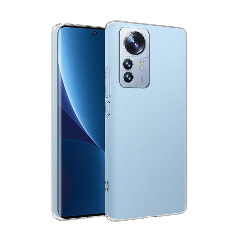 Xiaomi Mi 12 Pro Kılıf Zore Süper Silikon Kapak Renksiz