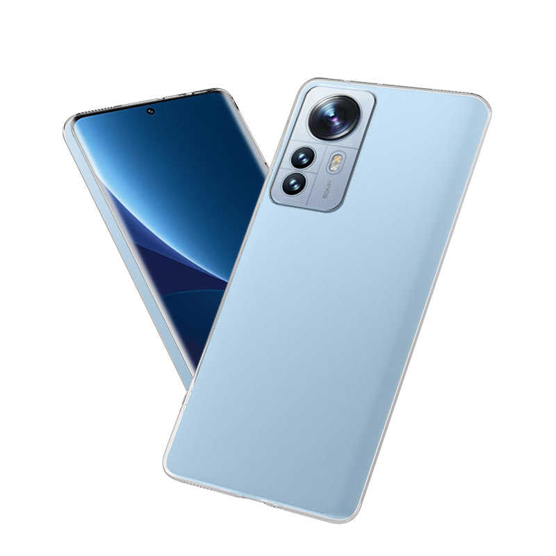 Xiaomi Mi 12 Pro Kılıf Zore Süper Silikon Kapak Renksiz