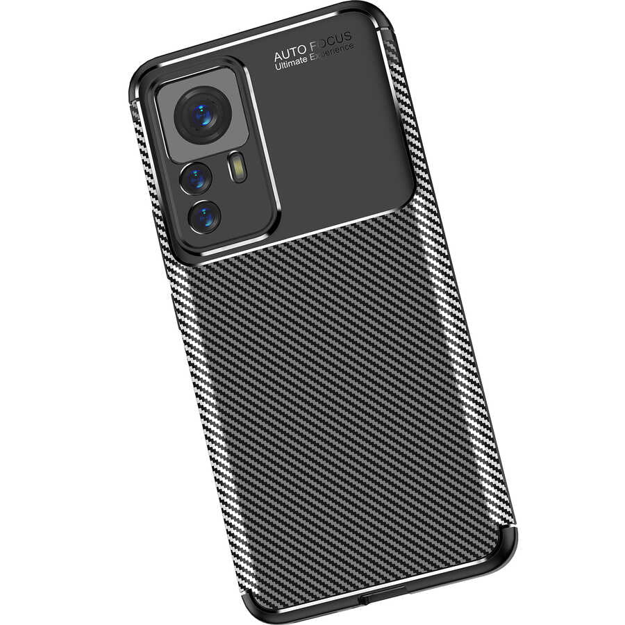 Xiaomi Mi 12T Kılıf Zore Negro Silikon Kapak Siyah