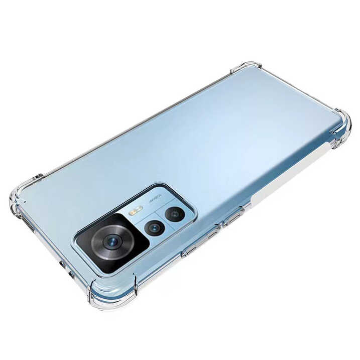Xiaomi Mi 12T Kılıf Zore Nitro Anti Shock Silikon Renksiz