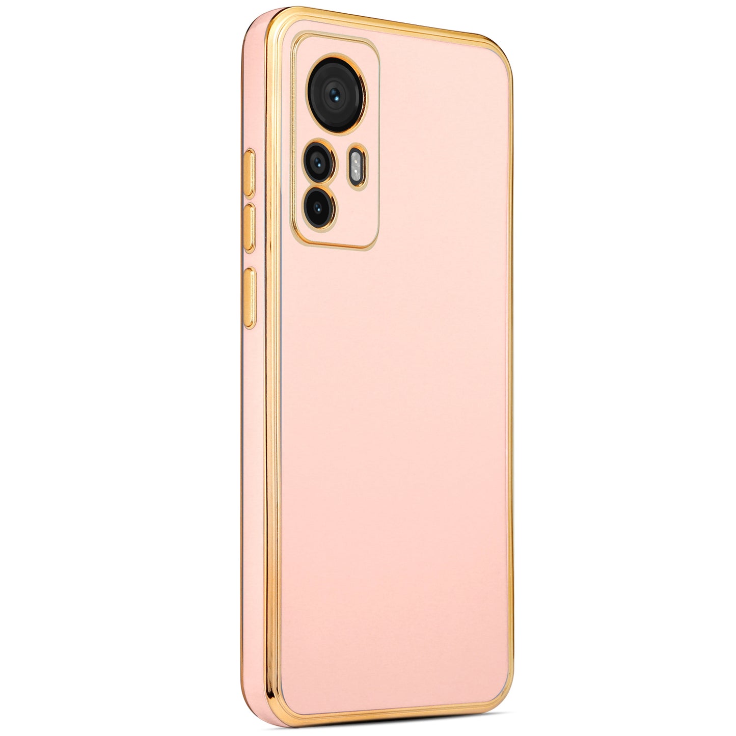 Xiaomi Mi 12T Pro Kılıf Zore Bark Kapak Rose Gold
