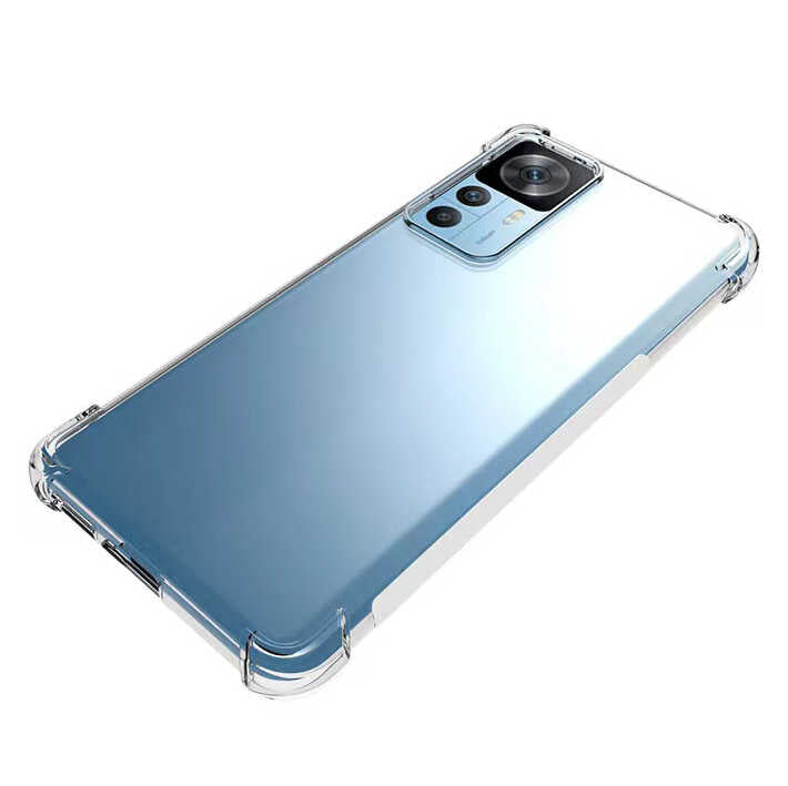 Xiaomi Mi 12T Pro Kılıf Zore Nitro Anti Shock Silikon Renksiz