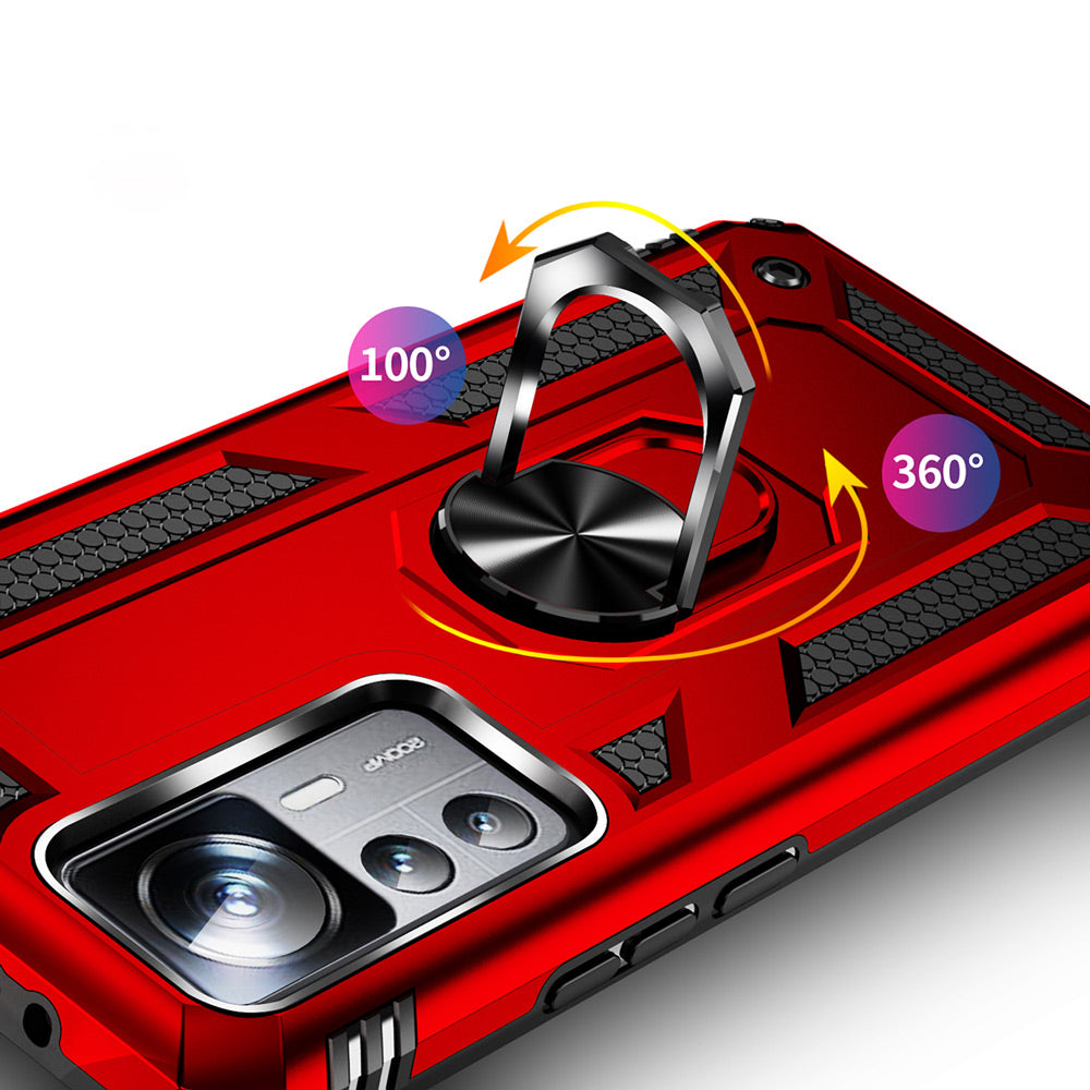 Xiaomi Mi 12T Pro Kılıf Zore Vega Kapak Kırmızı