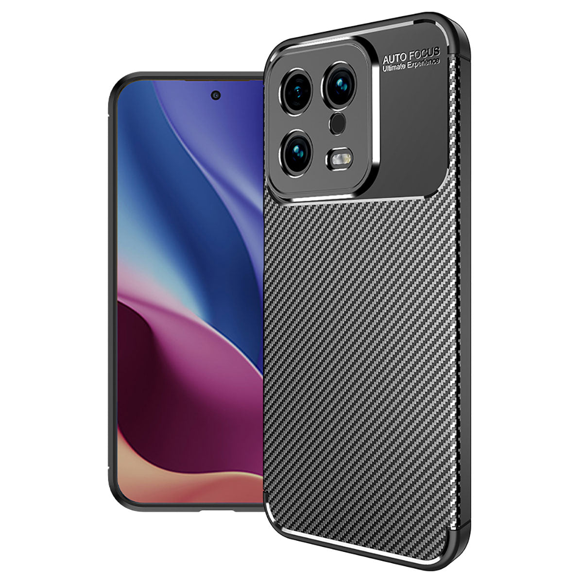 Xiaomi Mi 13 Kılıf Zore Negro Silikon Kapak Siyah