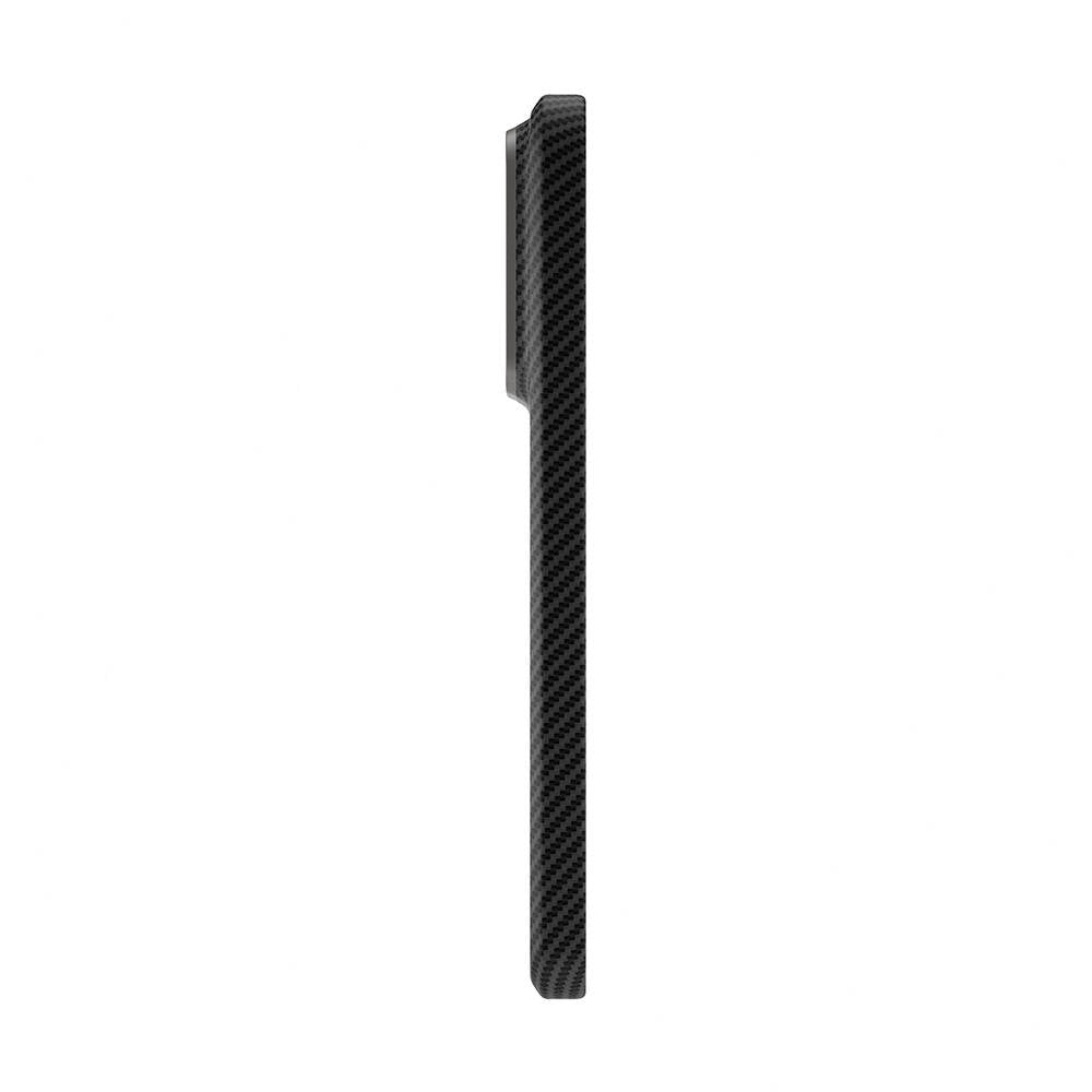 Xiaomi Mi 14 Kılıf M-safe Şarj Özellikli 600D Kevlar Zore Krek Karbon Kapak Siyah
