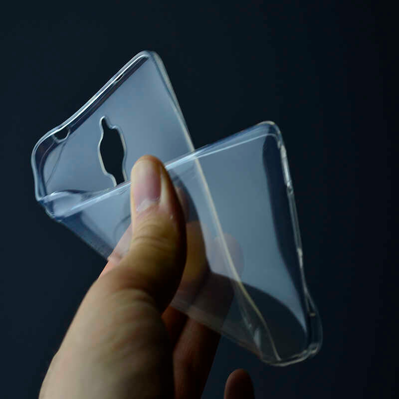 Xiaomi Mi 4 Kılıf Zore Süper Silikon Kapak Renksiz