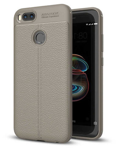 Xiaomi Mi 5x Kılıf Zore Niss Silikon Kapak Gri