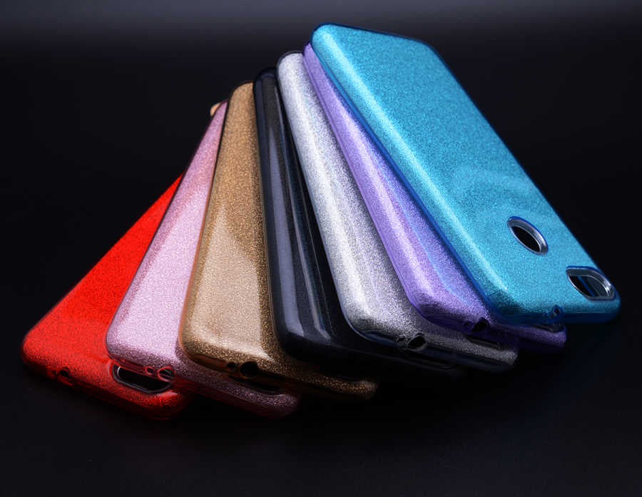 Xiaomi Mi 5x Kılıf Zore Shining Silikon Rose Gold