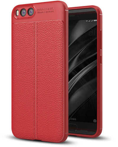 Xiaomi Mi 6 Kılıf Zore Niss Silikon Kapak Kırmızı