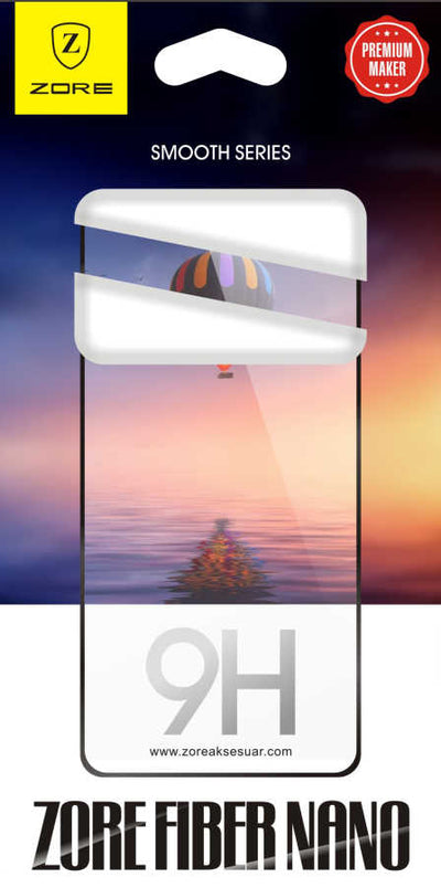 Xiaomi Mi 6 Zore Fiber Nano Ekran Koruyucu Siyah