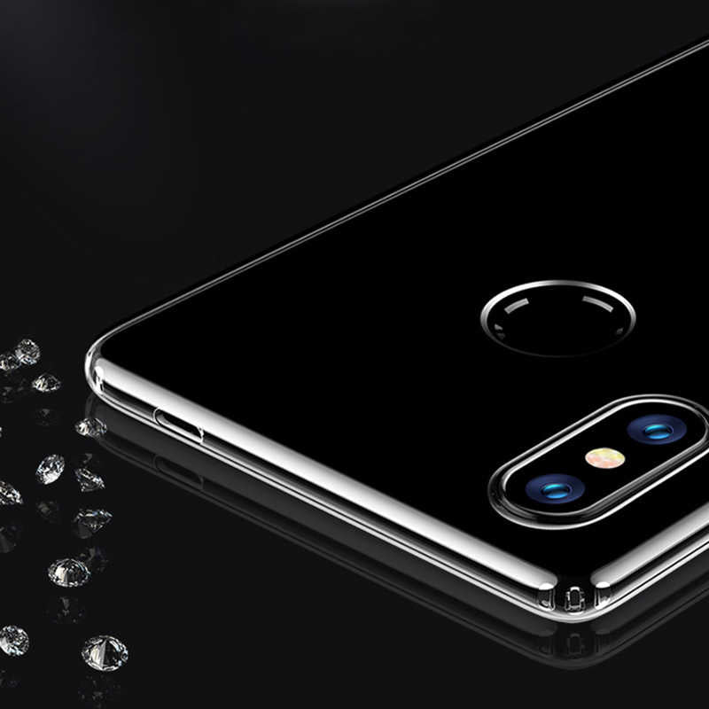 Xiaomi Mi 6X Kılıf Zore Süper Silikon Kapak Renksiz