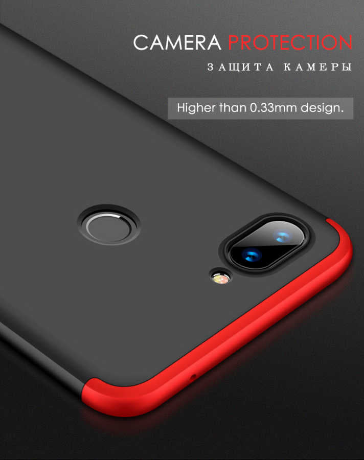 Xiaomi Mi 8 Lite Kılıf Zore Ays Kapak Siyah-Mavi