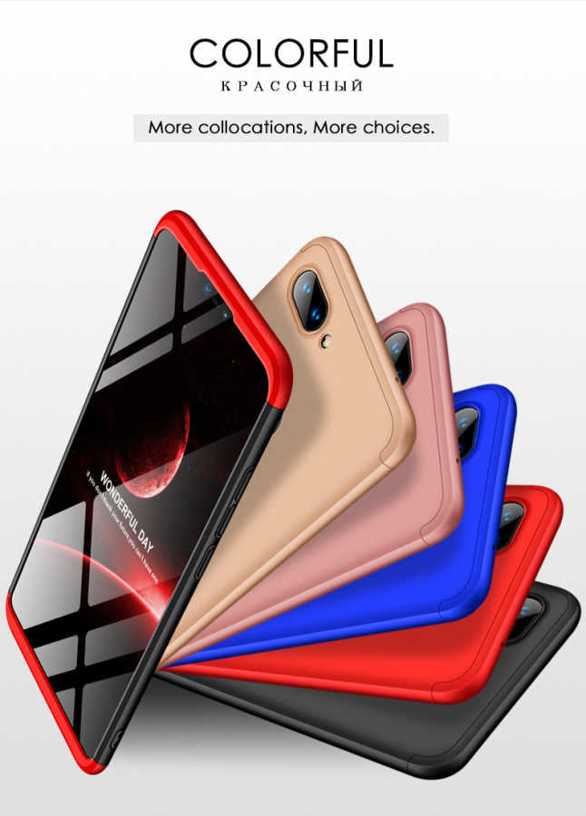 Xiaomi Mi 8 Lite Kılıf Zore Ays Kapak Mavi