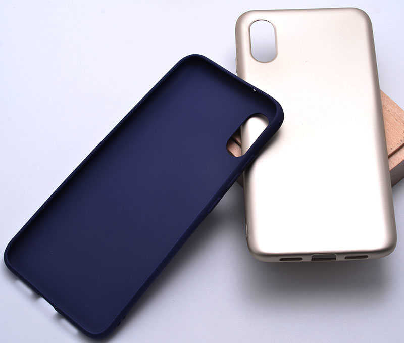 Xiaomi Mi 8 Pro Kılıf Zore Premier Silikon Kapak Lacivert