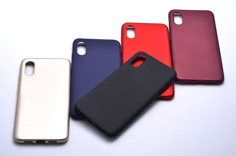 Xiaomi Mi 8 Pro Kılıf Zore Premier Silikon Kapak Mürdüm