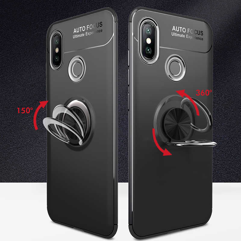 Xiaomi Mi 8 SE Kılıf Zore Ravel Silikon Kapak Siyah-Kırmızı