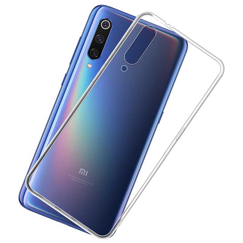 Xiaomi Mi 9 Kılıf Zore Süper Silikon Kapak Renksiz