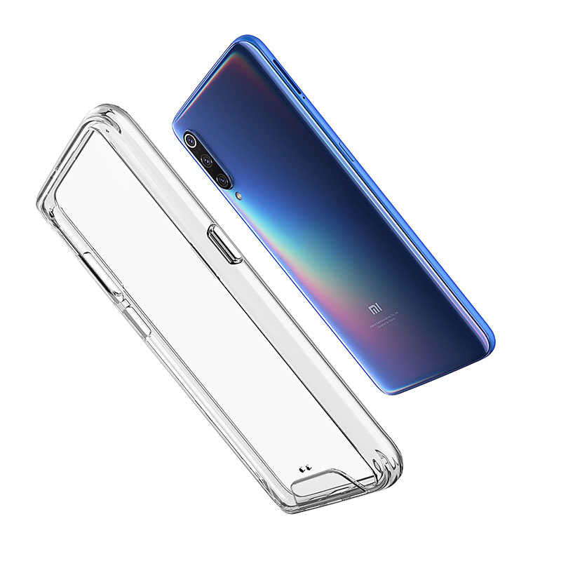 Xiaomi Mi 9 Kılıf Zore Gard Silikon Renksiz