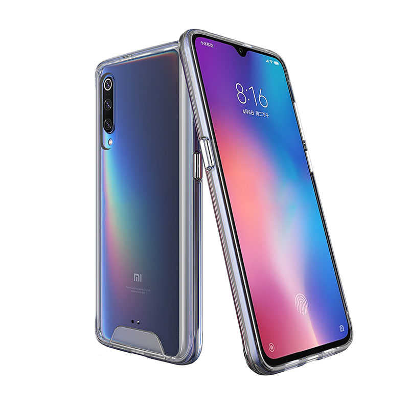 Xiaomi Mi 9 Kılıf Zore Gard Silikon Renksiz