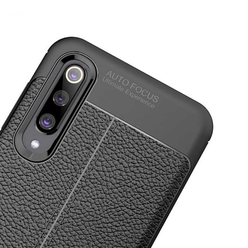 Xiaomi Mi 9 Kılıf Zore Niss Silikon Kapak Kırmızı