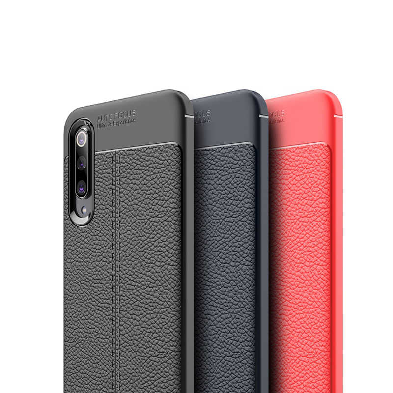 Xiaomi Mi 9 Kılıf Zore Niss Silikon Kapak Kırmızı