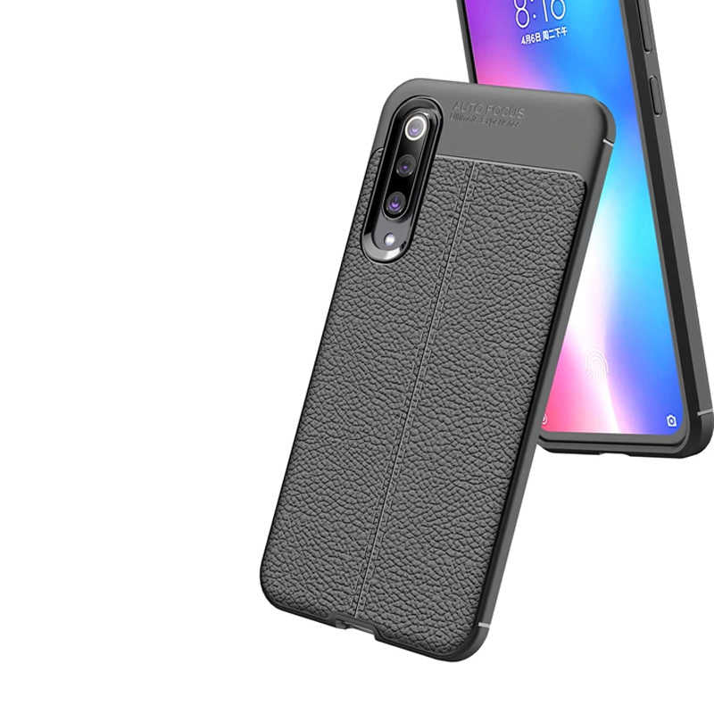 Xiaomi Mi 9 Kılıf Zore Niss Silikon Kapak Siyah