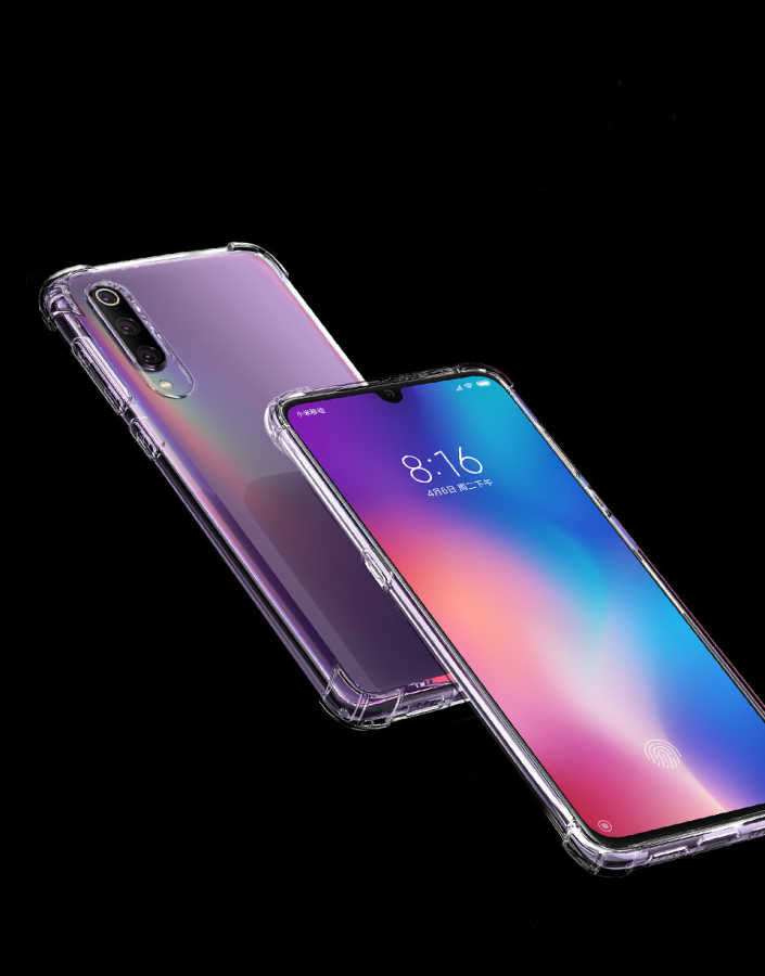Xiaomi Mi 9 Kılıf Zore Nitro Anti Shock Silikon Renksiz