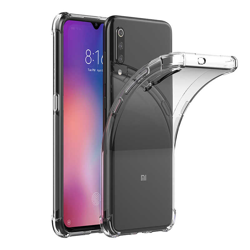 Xiaomi Mi 9 Kılıf Zore Nitro Anti Shock Silikon Renksiz
