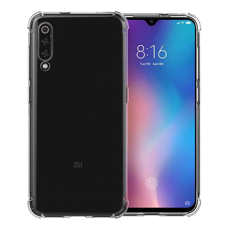Xiaomi Mi 9 Kılıf Zore Nitro Anti Shock Silikon Renksiz