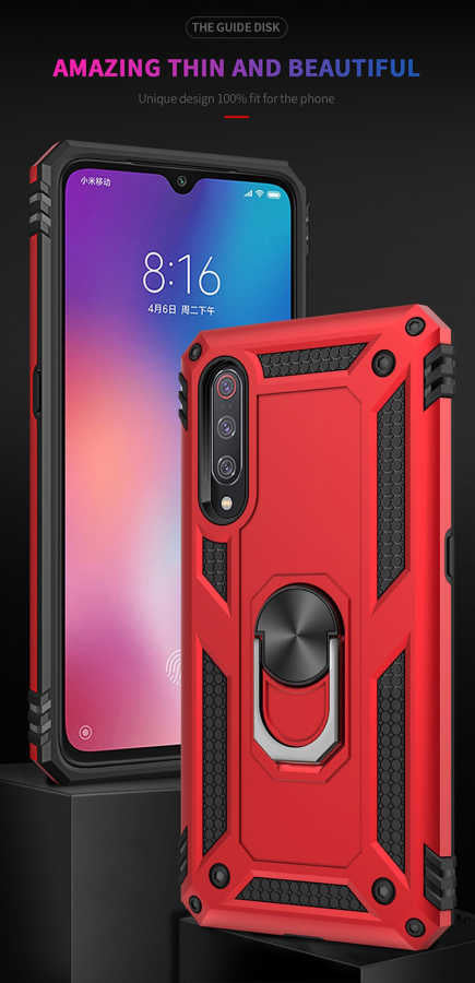 Xiaomi Mi 9 Kılıf Zore Vega Kapak Rose Gold