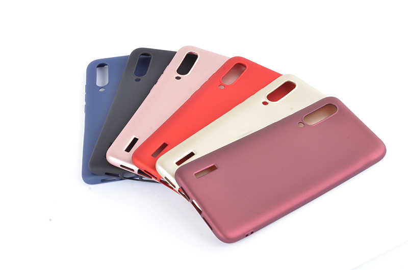 Xiaomi Mi 9 Lite Kılıf Zore Premier Silikon Kapak Saks Mavi