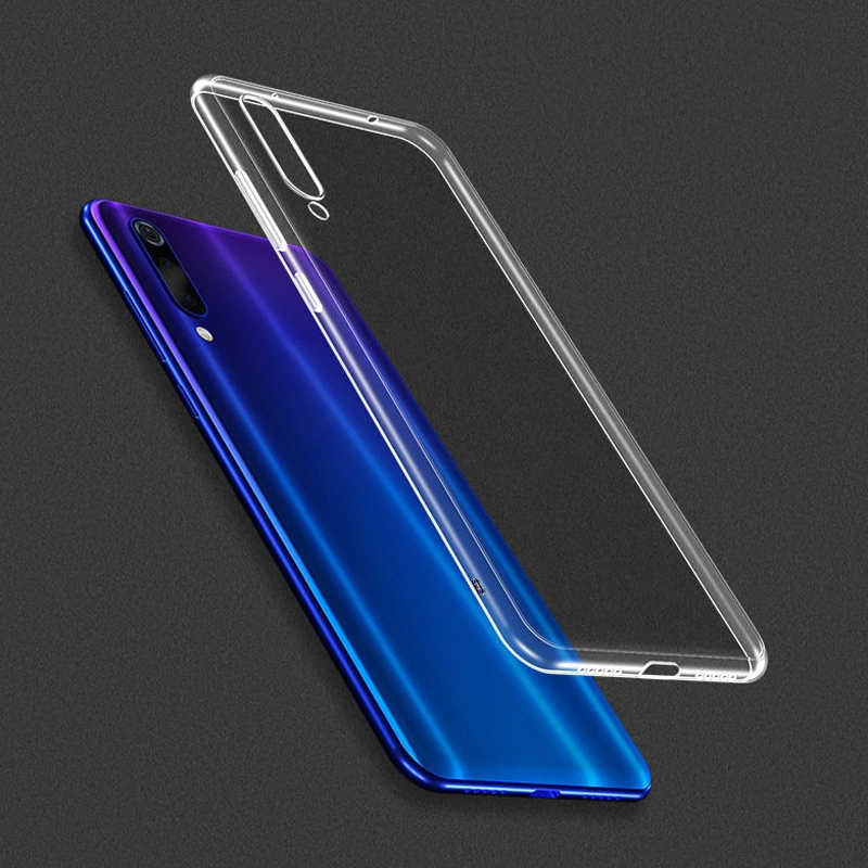 Xiaomi Mi 9 Se Kılıf Zore Süper Silikon Kapak Renksiz