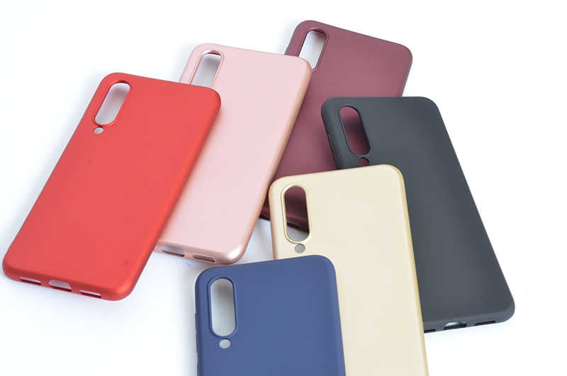 Xiaomi Mi 9 Se Kılıf Zore Premier Silikon Kapak Saks Mavi