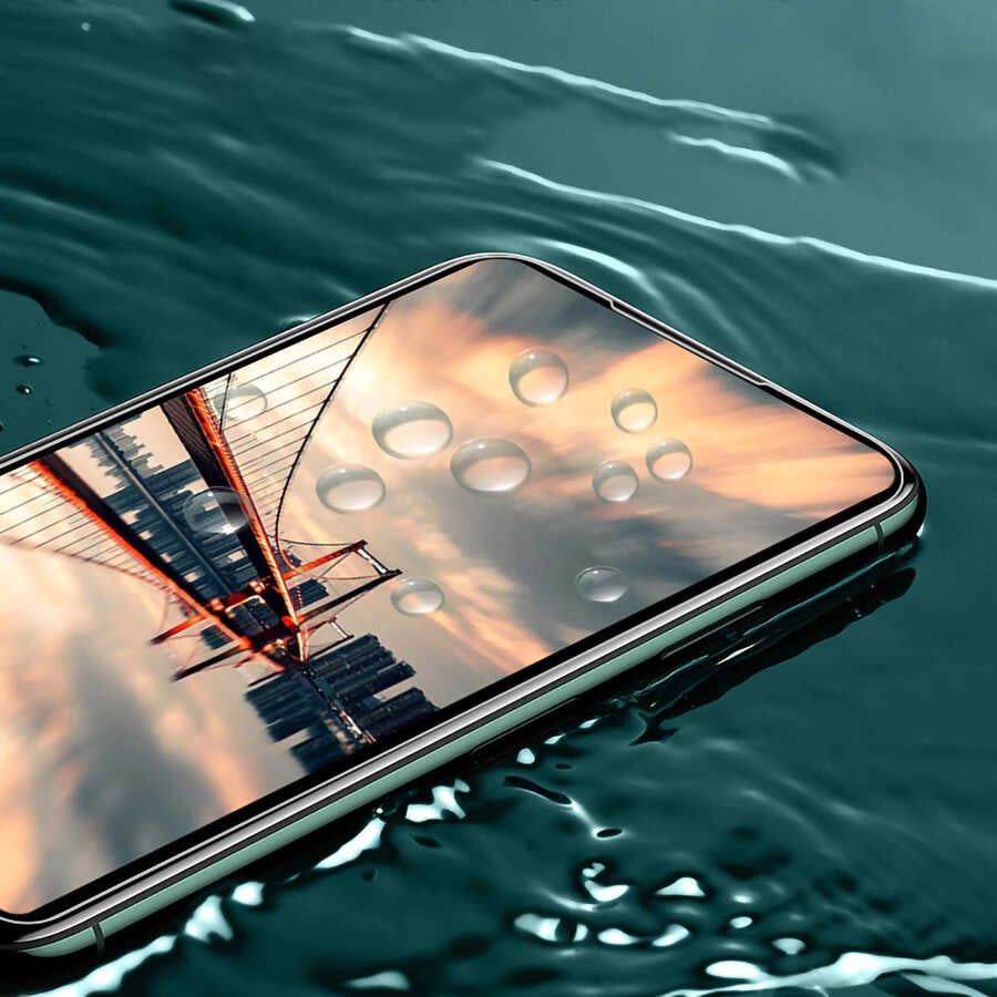 Xiaomi Mi 9T Davin 5D Cam Ekran Koruyucu Siyah