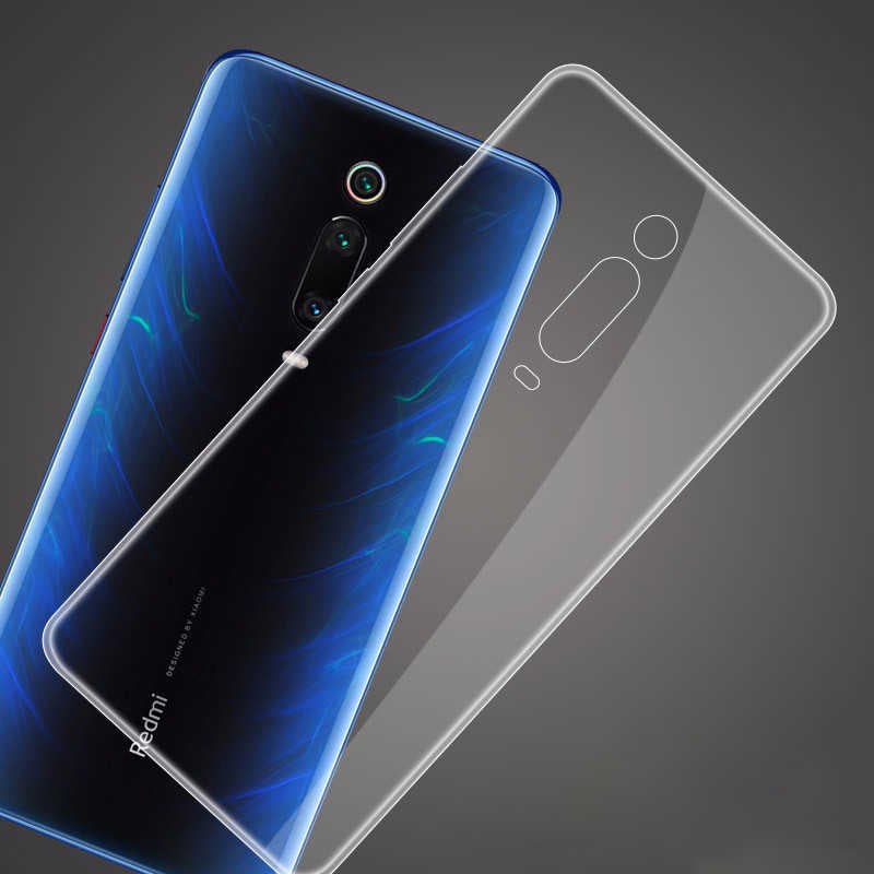 Xiaomi Mi 9T Kılıf Zore Süper Silikon Kapak Renksiz