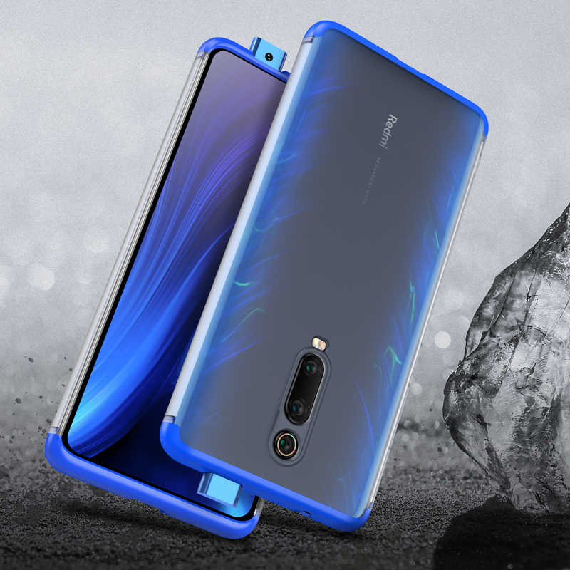 Xiaomi Mi 9T Kılıf Zore Nili Kapak Mavi