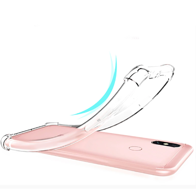Xiaomi Mi A2 Lite Kılıf Zore Nitro Anti Shock Silikon Renksiz