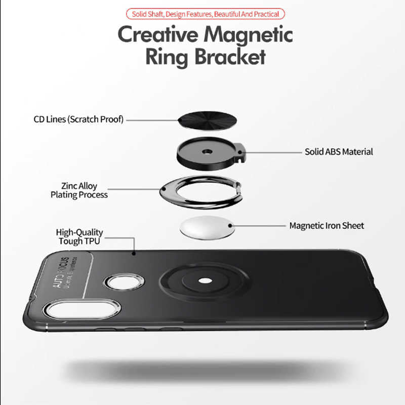Xiaomi Mi A2 Lite Kılıf Zore Ravel Silikon Kapak Kırmızı