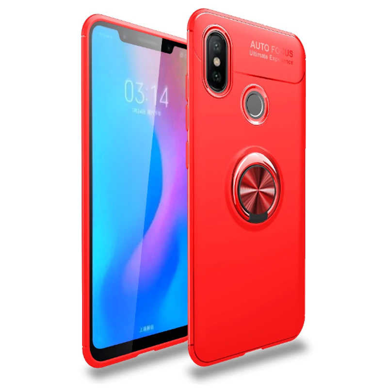 Xiaomi Mi A2 Lite Kılıf Zore Ravel Silikon Kapak Kırmızı