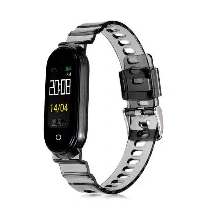 Xiaomi Mi Band 5 KRD-27 Silikon Kordon Siyah