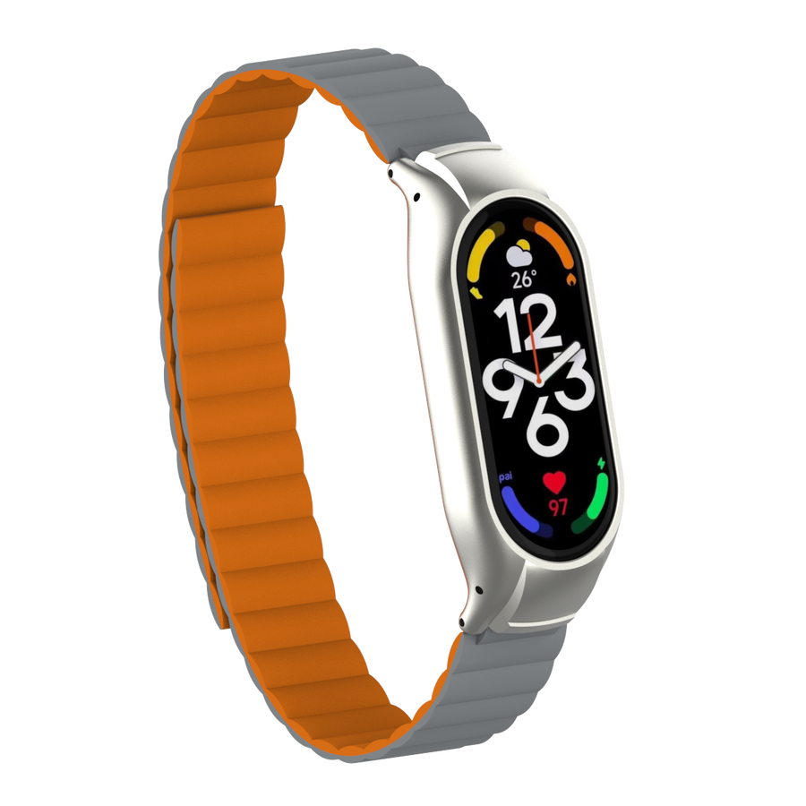 Xiaomi Mi Band 7 KRD-69 Kordon Gri-Turuncu
