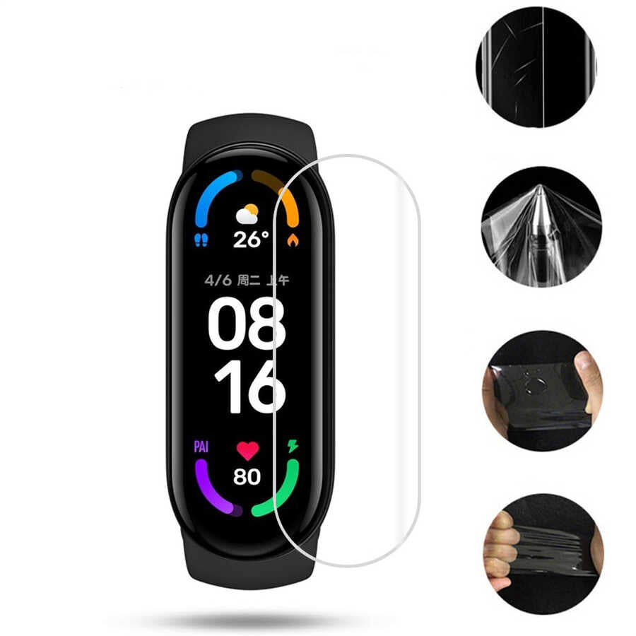 Xiaomi Mi Band 7 Zore Narr Tpu Body Ekran Koruyucu Renksiz