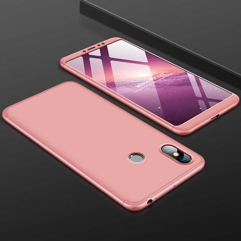 Xiaomi Mi Max 3 Kılıf Zore Ays Kapak Rose Gold