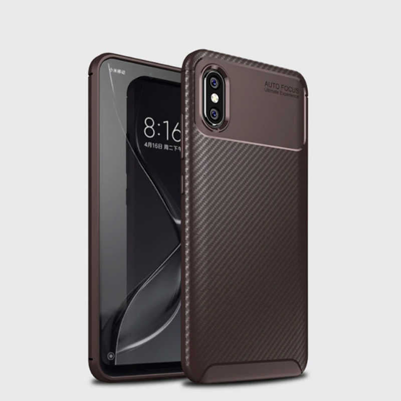 Xiaomi Mi Max 3 Kılıf Zore Negro Silikon Kapak Lacivert